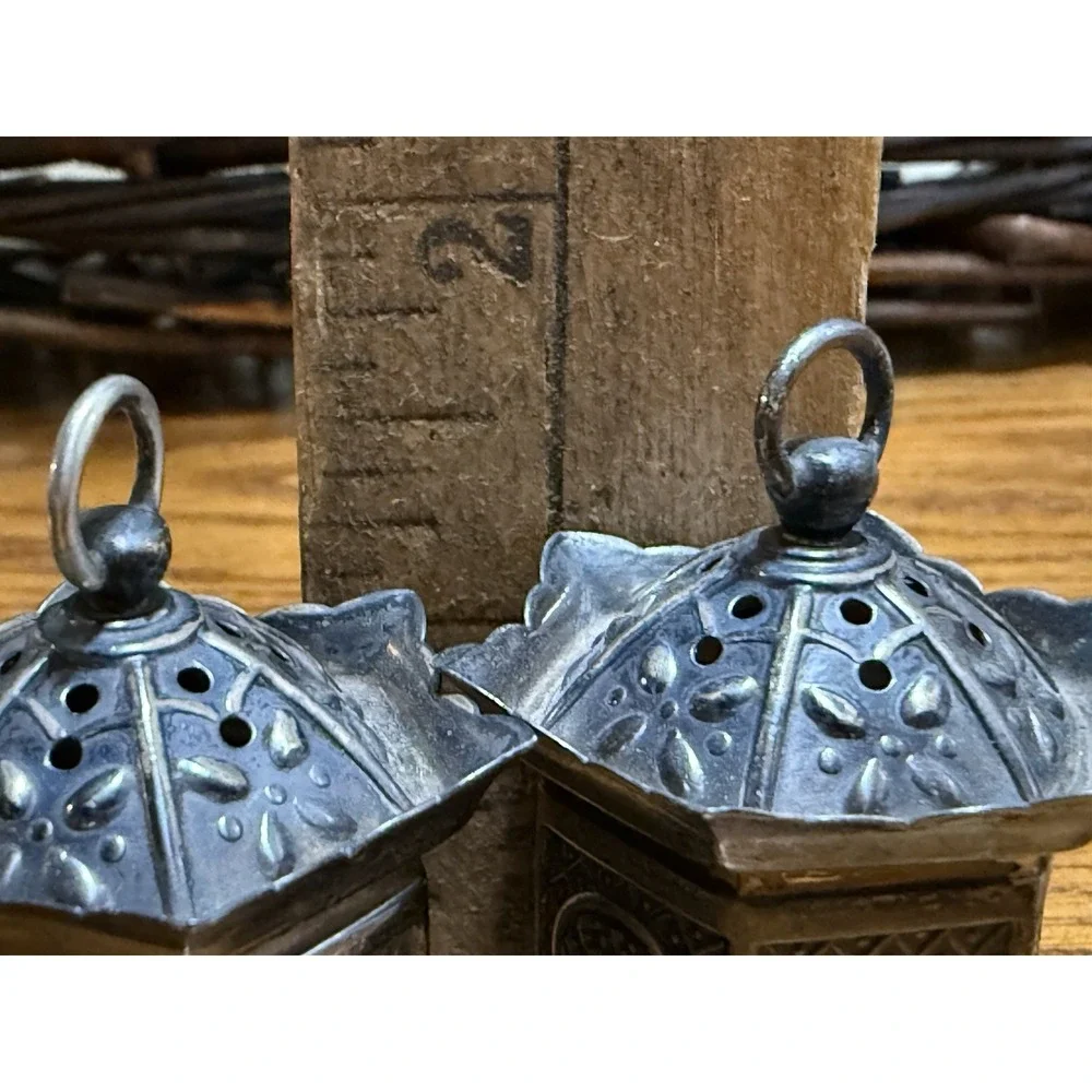 Vintage Japanese Lanterns Sterling (970) Salt/Pepper Shakers